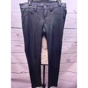 SOHO Design Lab NWT Black‎ Skinny Faux Leather Jeans Size 29